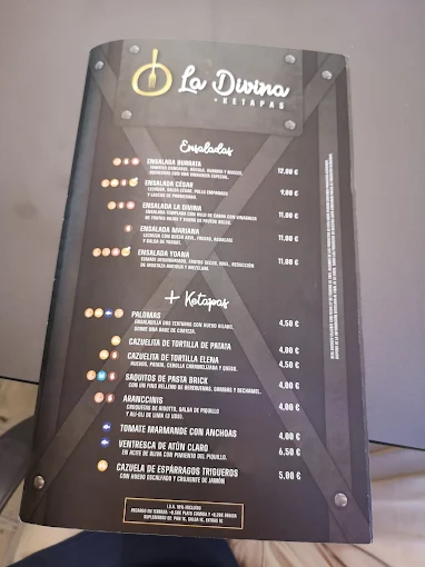 Restaurante La Divina más Ke Tapas menu 5
