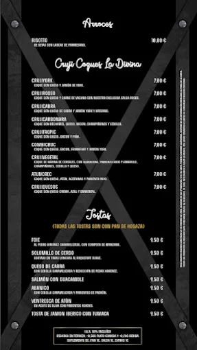 Restaurante La Divina más Ke Tapas menu 2